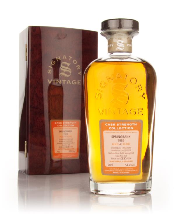 Springbank 40 Year Old 1969 - Cask Strength Collection (Signatory) Single Malt Whisky