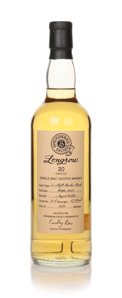 Longrow 20 Year Old 2001 - Springbank Society Single Malt Whisky