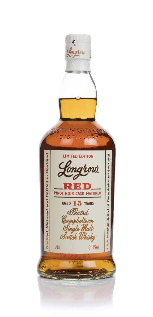 Longrow Red 15 Year Old - Pinot Noir Cask Matured Single Malt Whisky