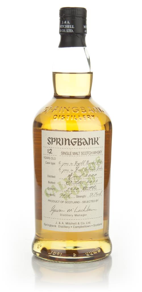 Springbank 12 Year Old 2000 - Calvados Wood Single Malt Whisky