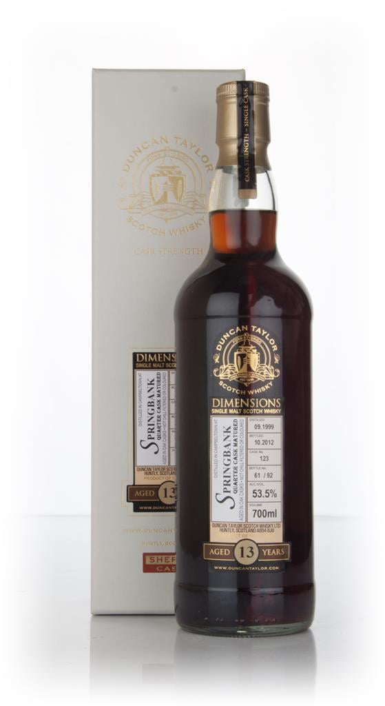 Springbank 13 Year Old 1999 (cask 123) - Dimensions (Duncan Taylor) Single Malt Whisky