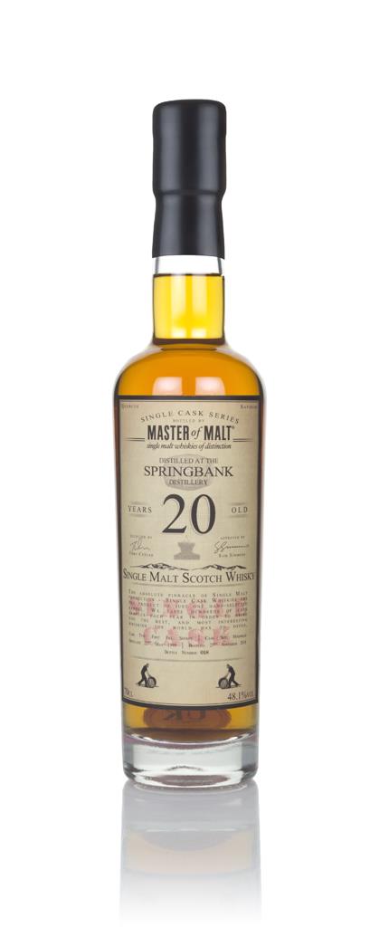 Springbank 20 Year Old 1998 - Single Cask (Master of Malt) Single Malt Whisky