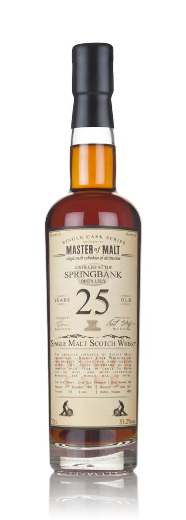 Springbank 25 Year Old 1991  - Single Cask (Master of Malt) Single Malt Whisky