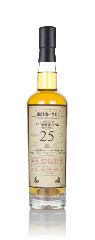 Springbank 25 Year Old 1993 - Single Cask (Master of Malt) Single Malt Whisky