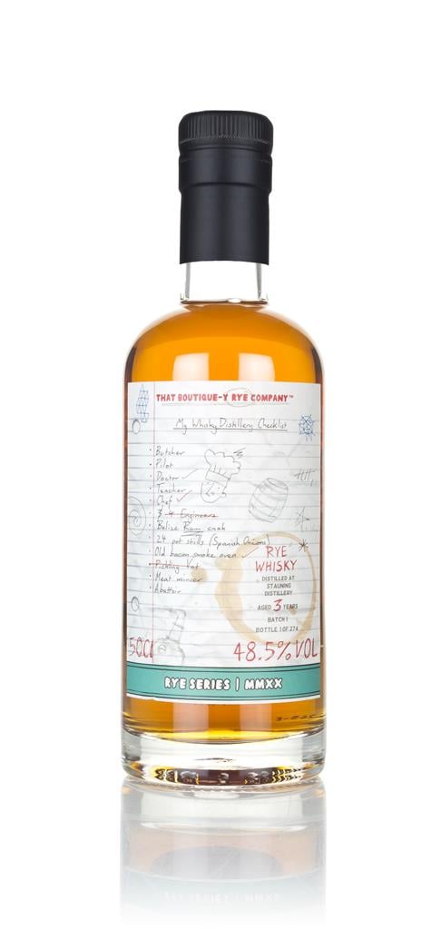 Stauning 3 Year Old (That Boutique-y Rye Company) Rye Whisky