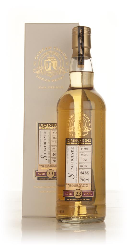Strathclyde 23 Year Old 1990 (cask 2790) - Dimensions (Duncan Taylor) Grain Whisky
