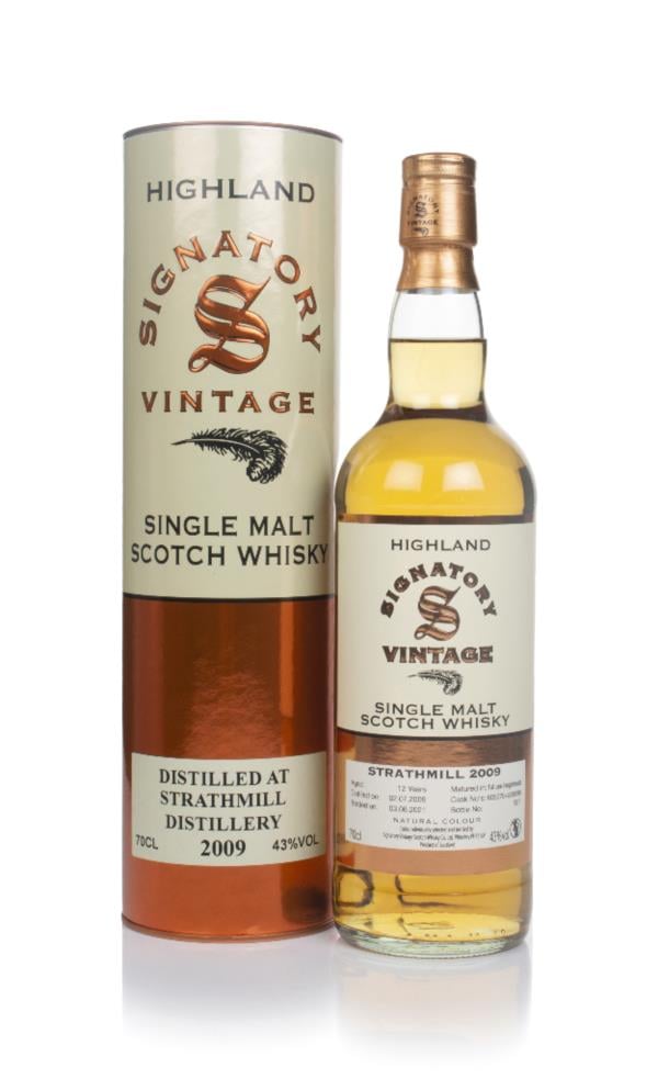 Strathmill 12 Year Old 2009 (casks 805070 & 805096) - Signatory Single Malt Whisky
