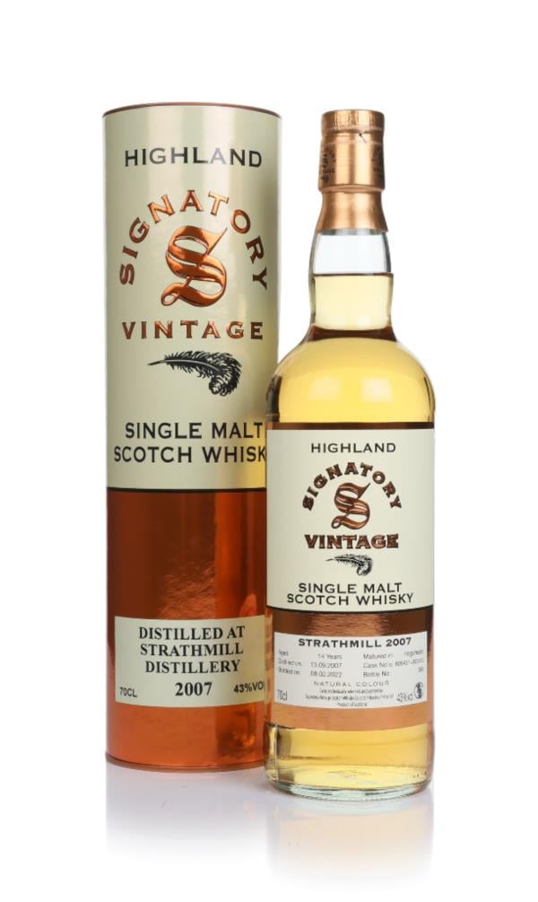Strathmill 14 Year Old 2007 (casks 805451 & 805453) - Signatory Vintag Single Malt Whisky