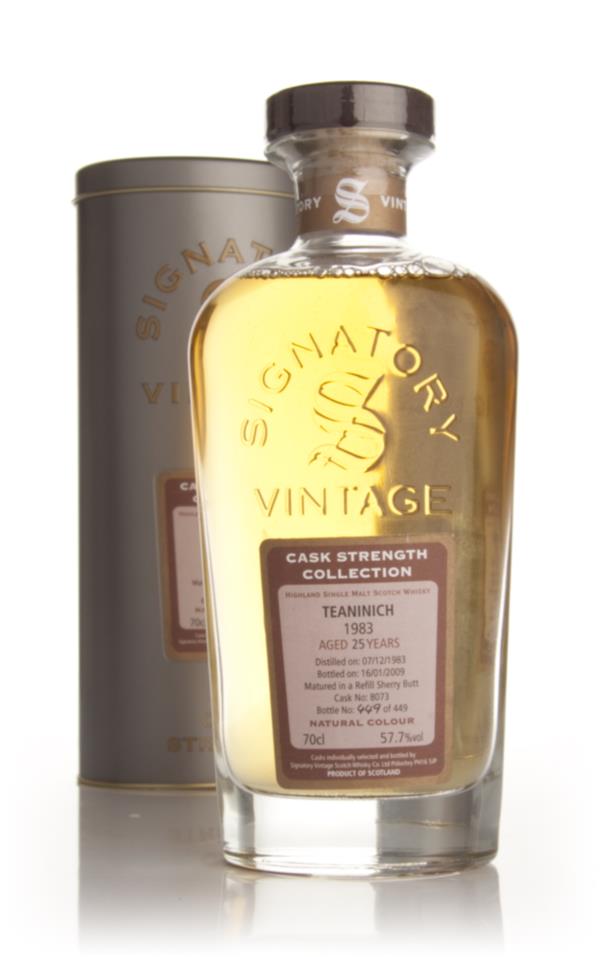 Teaninich 25 Year Old 1983 - Cask Strength Collection (Signatory) Single Malt Whisky