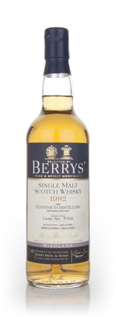 Teaninich 29 Year Old 1982 (Berry Bros. & Rudd) Single Malt Whisky