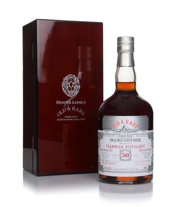 Teaninich 50 Year Old 1973 - Old & Rare Platinum (Hunter Laing) Single Malt Whisky Teaninich 50 Year Old 1973 - Old & Rare Platinum (Hunter Laing) Single Malt Whisky