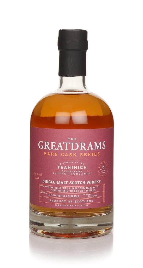 Teaninich 6 Year Old Red Wine Cask - Rare Cask Series (GreatDrams) Single Malt Whisky