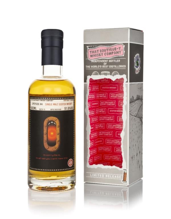 Speyside #4 25 Year Old (That Boutique-y Whisky Company) Single Malt Whisky