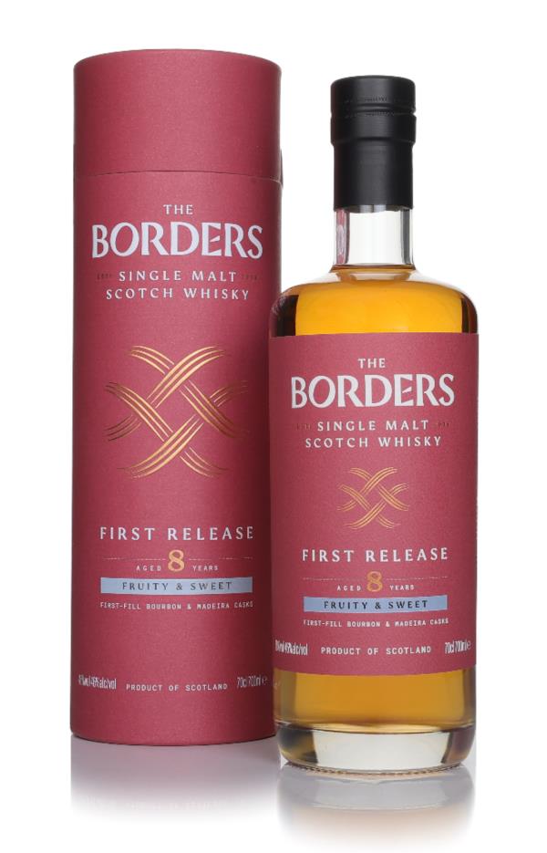 The Borders 8 Year Old First Release Limited Edition Lowland Single Malt Scotch Whisky 70cl