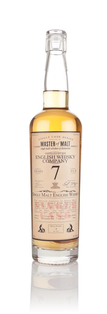English Whisky Co. 7 Year Old 2008 (cask B1/491) - Single Cask (Master Single Malt Whisky
