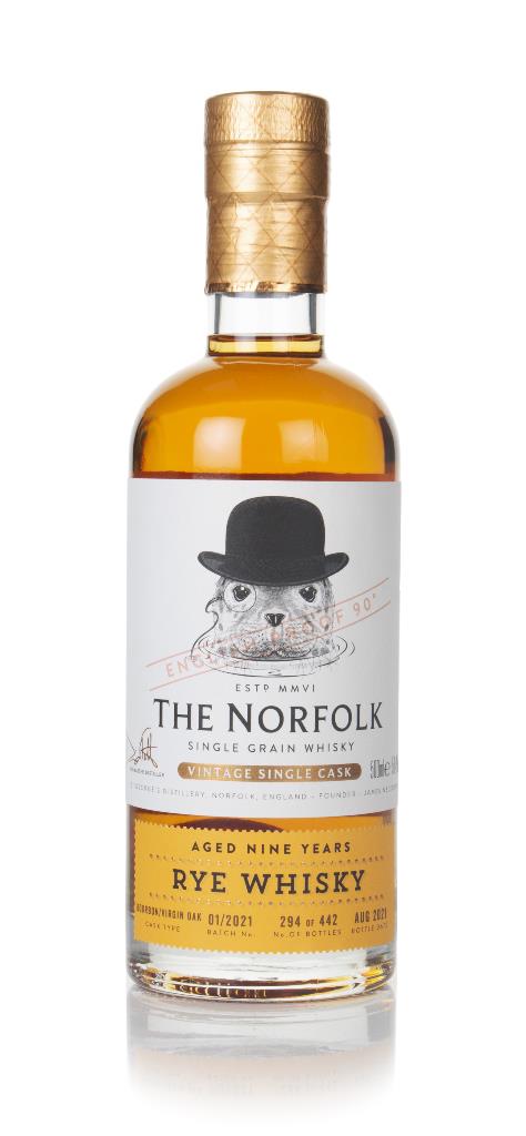 The Norfolk 9 Year Old Rye Rye Whisky