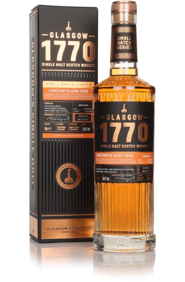 Glasgow 1770 Constantia Wine Cask Finish (Unpeated) Single Malt Whisky