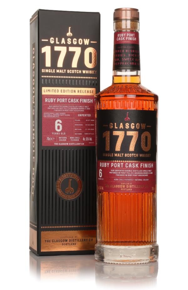 Glasgow 1770 Ruby Port Cask Finish (Unpeated) Single Malt Whisky