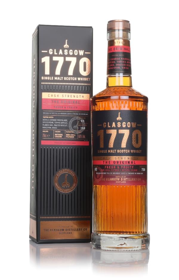 The Glasgow Distillery Co. Glasgow 1770 The Original Cask Strength Batch 03 Single Malt Whisky