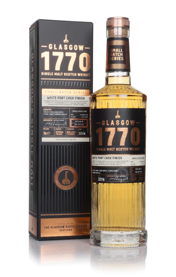 The Glasgow Distillery Co. White Glasgow 1770 Port Cask Finish - Triple Distilled Single Malt Whisky