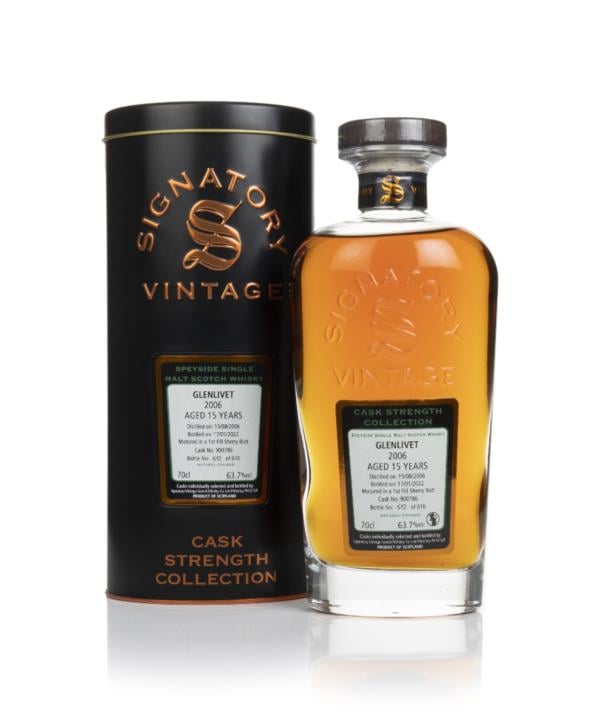 Glenlivet 15 Year Old 2006 (cask 900786) - Cask Strength Collection (S Single Malt Whisky