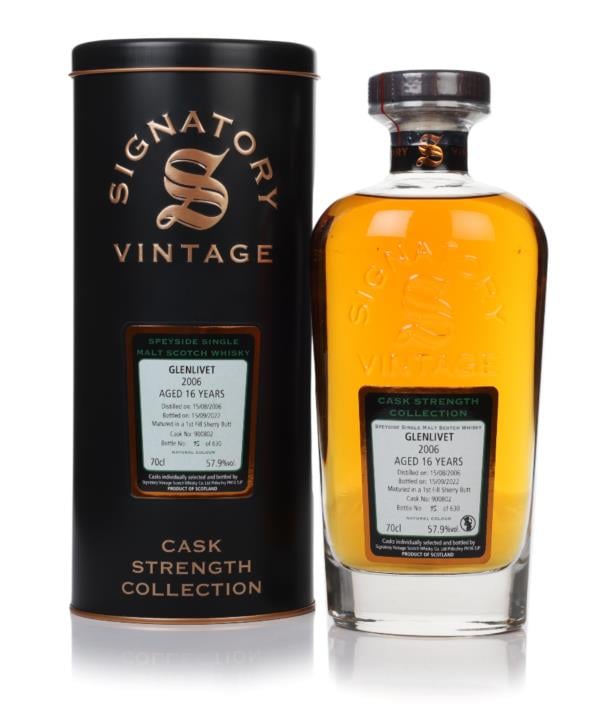 Glenlivet 16 Year Old 2006 (cask 900802) - Cask Strength Collection (S Single Malt Whisky