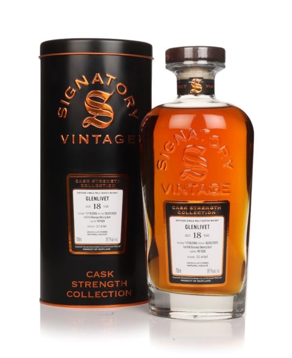 Glenlivet 18 Year Old 2006 (cask 901028) - Cask Strength Collection (S Single Malt Whisky