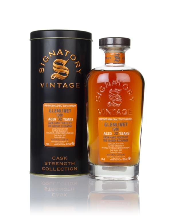 Glenlivet 32 Year Old 1981 (cask 9460) - Cask Strength Collection (Sig Single Malt Whisky