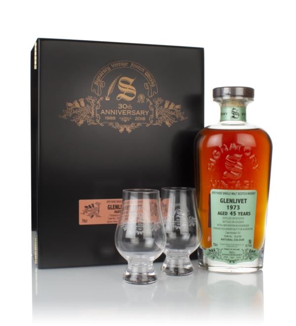 Glenlivet 45 Year Old 1973 (cask 12/1) - 30th Anniversary Gift Box (Si Single Malt Whisky