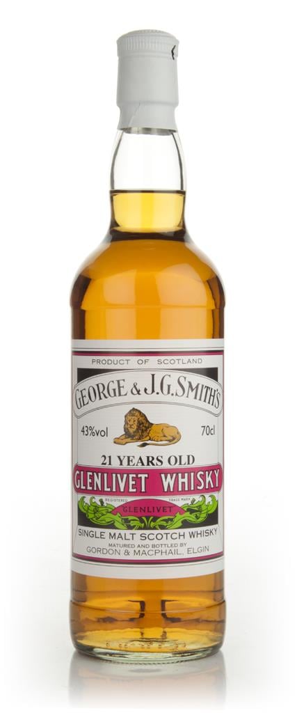 Smith's Glenlivet 21 Year Old - Gordon & MacPhail Single Malt Whisky