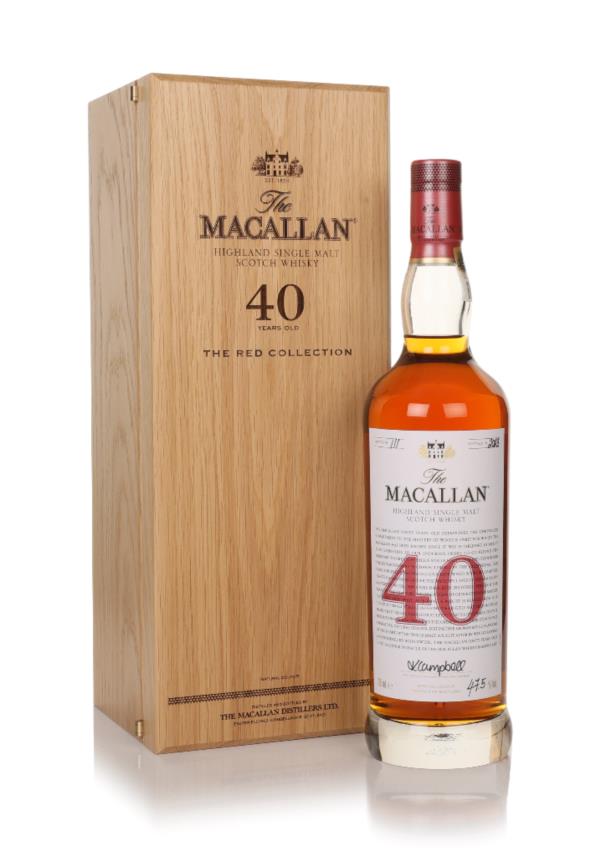 The Macallan 40 Year Old - The Red Collection 2023 Release Single Malt Whisky