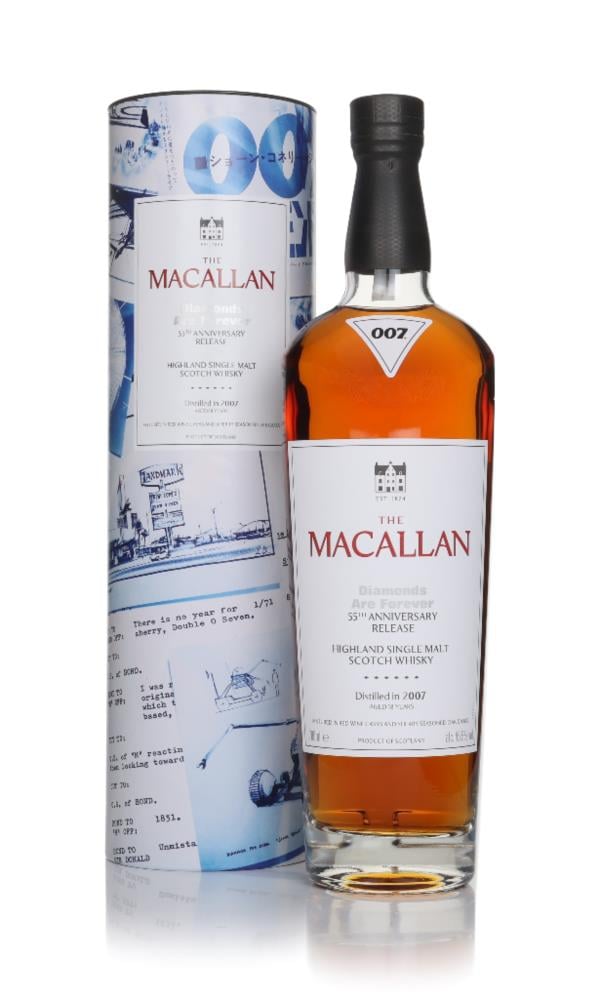 The Macallan Diamonds Are Forever 55th Anniversary Release Single Malt Whisky