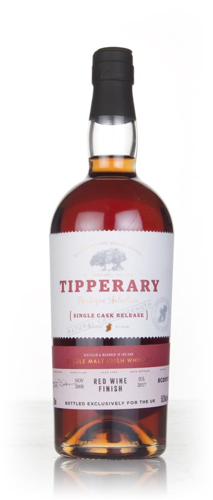 Tipperary 8 Year Old 2008 (cask RC00117) - Red Wine Cask Finish Single Malt Whiskey