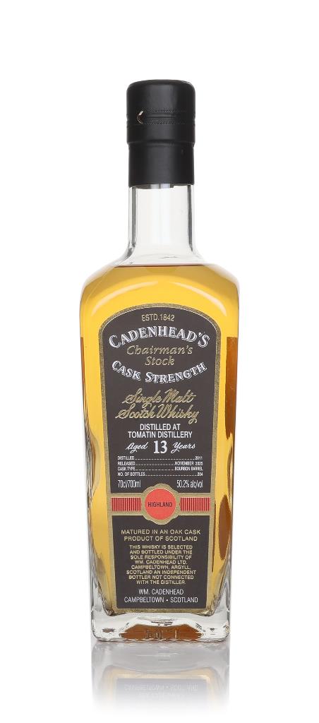 Tomatin 13 Year Old 2011 - Cadenhead's Chairman's Stock Single Malt Whisky