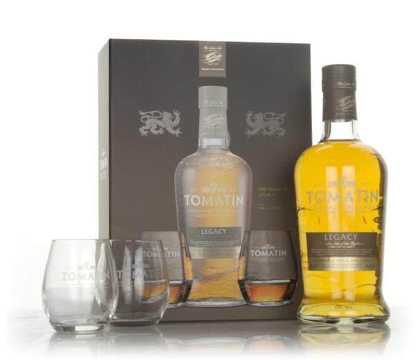 Tomatin Legacy Gift Pack with 2x Glasses Single Malt Whisky