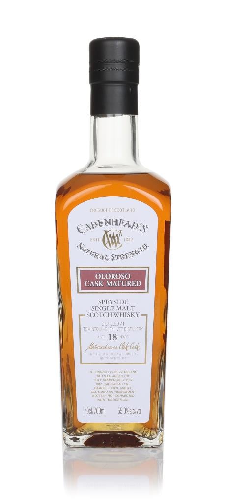 Tomintoul 18 Year Old 2006 - Cadenhead's Natural Strength Single Malt Whisky