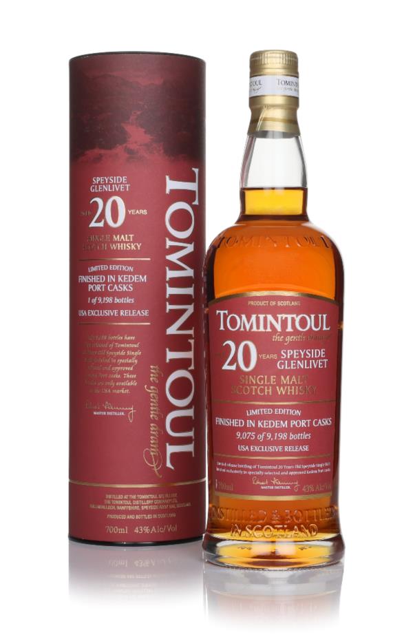 Tomintoul 20 Year Old - Kedem Port Casks Finish Single Malt Whisky