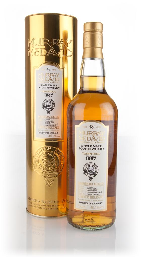 Tomintoul 48 Year Old 1967 (casks 150031 & 150032) - Mission Gold (Mur Single Malt Whisky