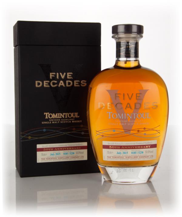 Tomintoul Five Decades 50th Anniversary Single Malt Whisky