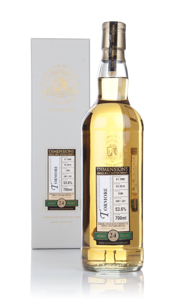 Tormore 24 Year Old 1990 (cask 1590) - Dimensions (Duncan Taylor) Single Malt Whisky