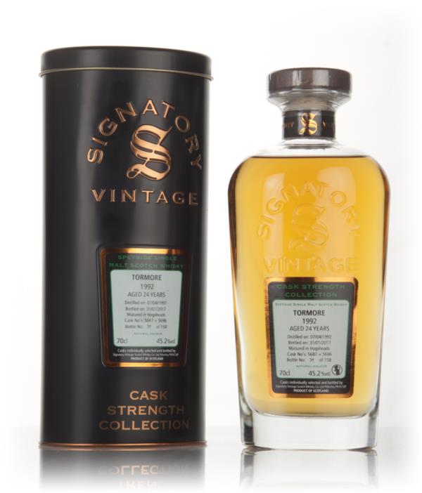 Tormore 24 Year Old 1992 (casks 5687 & 5696) - Cask Strength Collectio Single Malt Whisky