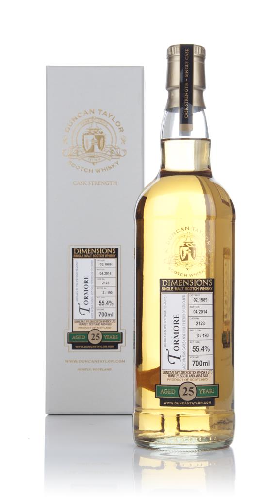Tormore 25 Year Old 1989 (cask 2123) - Dimensions (Duncan Taylor) Single Malt Whisky
