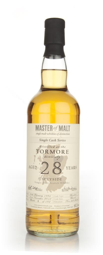 Tormore 28 Year Old - Single Cask (Master of Malt) Single Malt Whisky