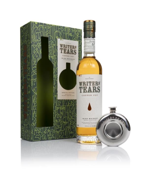 Writers Tears Gift Set with Hip Flask Blended Whiskey
