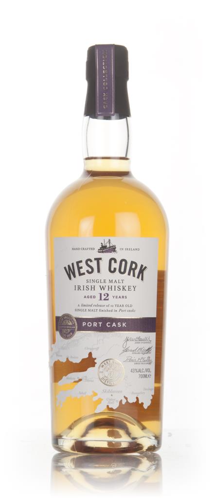 West Cork 12 Year Old Port Cask Finish Single Malt Whiskey