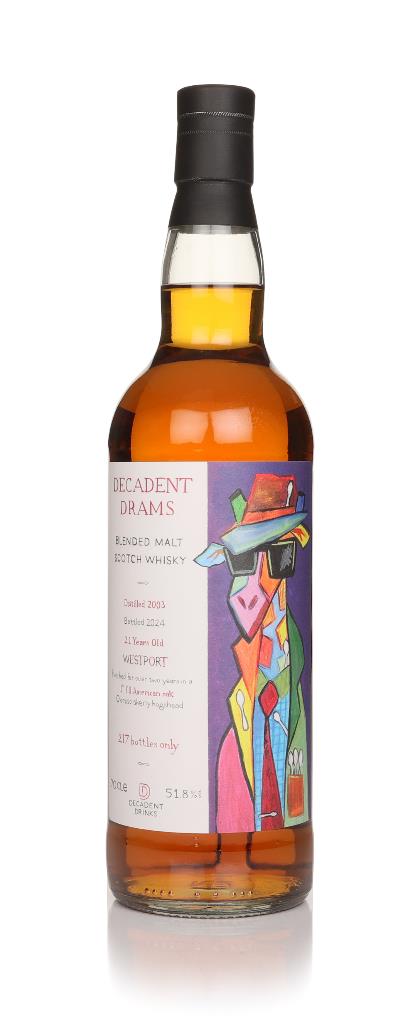 Westport 21 Year Old 2003 - Decadent Drams (Decadent Drinks) (51.8%) Blended Malt Whisky