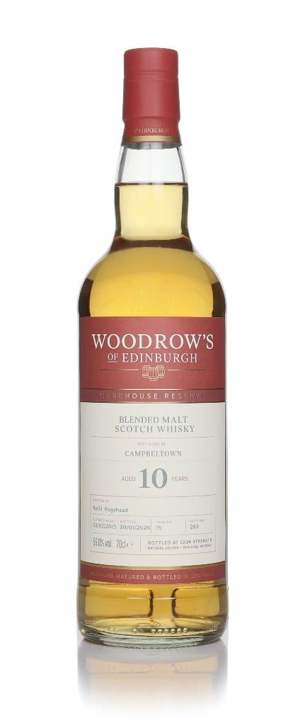 Campbeltown 10 Year Old 2015 (cask 75) - Woodrows of Edinburgh Blended Malt Whisky
