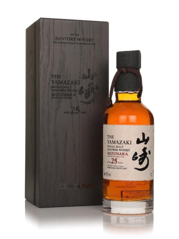 Yamazaki 25 Year Old Mizunara Single Malt Whisky
